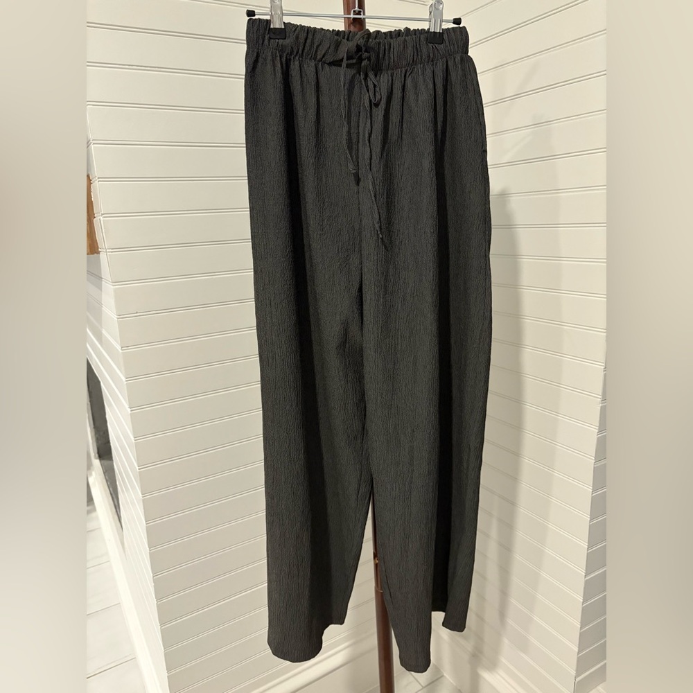 Zara Women's Black Wide Leg Pants